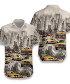 Taxicab Hawaiian Shirt- For men and women - Fanshubus