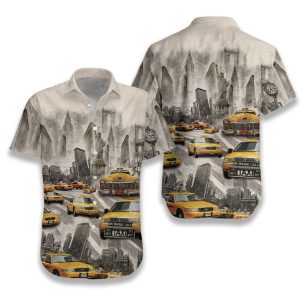 Taxicab Hawaiian Shirt - For Men & Women - Adult
