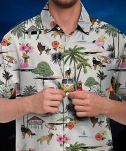 Tervuren Hawaiian Shirt Hawaii Beach Retro - Fanshubus