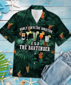 The Bartender Tropical Hawaiian Shirt- For men and women - Fanshubus