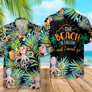 The Beach Is Calling And I Must Go Hawaiian Shirt | For Men &amp; Women | Adult | Hl1020- For men and women