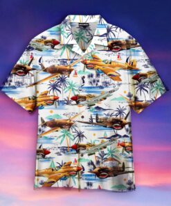 The Beautiful Flying Warbirds Hawaiian Shirt- For men and women - Fanshubus