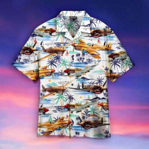 The Beautiful Flying Warbirds Hawaiian Shirt- For men and women - Fanshubus