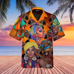 The Beauty Africa Women Has Eyes As Deep As The Ocean Hawaiian Shirt | For Men &amp; Women | Adult |- For men and women - Fanshubus