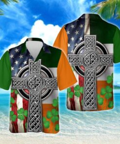 The Irish Celtic Cross Hawaiian Shirt PN150HW - For Men and Women Fanshubus