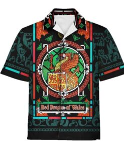 The Red Dragon Of Wales Hawaiian Shirt