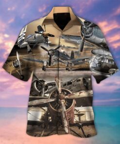 The Sky Is Calling Aircraft Unisex Hawaiian Shirt - For Men and Women Fanshubus