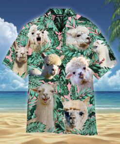 The Tropical Llama Lover Hawaiian Shirt- For men and women - Fanshubus