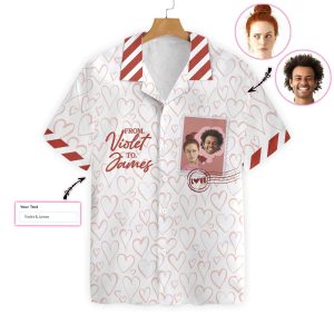 Thinking Couple Scupidity Love Custom Hawaiian Shirt- For men and women - Fanshubus