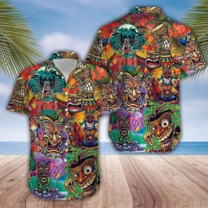 Tiki Bar Chill Hawaiian Shirt | For Men &amp; Women | Adult |- For men and women - Fanshubus