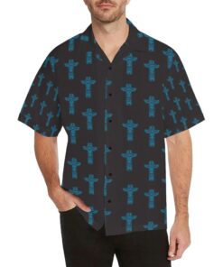 Totem Print Design  Hawaiian Shirt