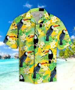 Toucan Hawaiian Beach Shirt- For men and women - Fanshubus