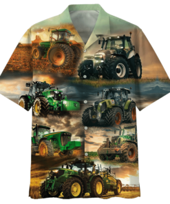 TRACTOR HAWAIIAN SHIRT- For men and women - Fanshubus