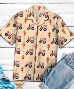 Tractor Peach Best Design Hawaiian Shirt- For men and women - Fanshubus