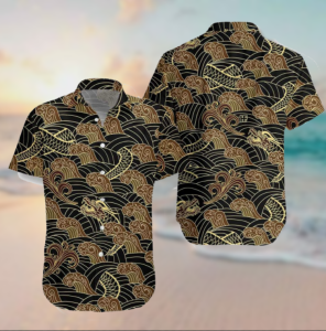 Traditional Dragon Hawaiian Shirt - For Men and Women - Fanshubus