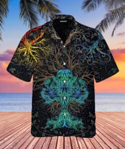 Tree Of Life Spirits Never Die Hawaiian Shirt- For men and women - Fanshubus