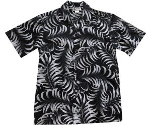 Tropical Tradewinds Black Hawaiian Shirt Made In Hawaii -  Summer Shirt -  Beach Shirts .