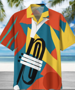 TRUMPET HAWAIIAN SHIRT - Fanshubus