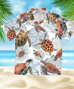 Turtle Mandala Hawaiian Shirt  -  Unisex  -  Adult