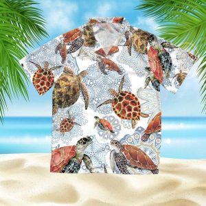 Turtle Mandala Hawaiian Shirt  -  Unisex  -  Adult