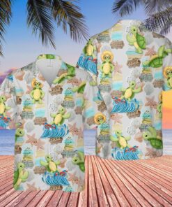 Turtle Sand beach relax Hawaiian Shirt- For men and women - Fanshubus