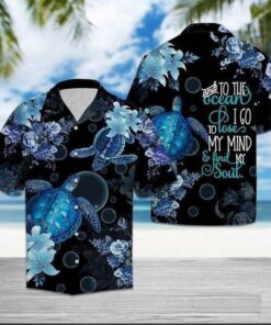 Turtle To the Ocean Hawaiian Shirt - For Men and Women Fanshubus