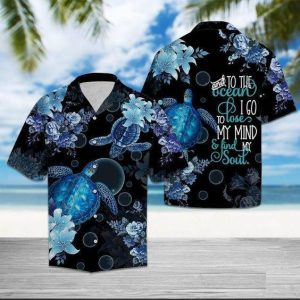 Turtle To the Ocean Hawaiian Shirt - For Men and Women Fanshubus