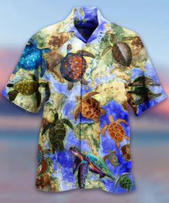 Turtles Hawaiian Shirt- For men and women - Fanshubus