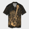 Ukulele Flower Hawaiian Shirt- For men and women - Fanshubus