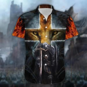 Under God Black Unique Design Hawaiian Shirt- For men and women - Fanshubus