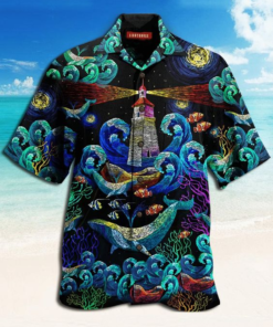 Undersea Hawaiian Shirt- For men and women - Fanshubus