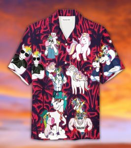 Unicorn Dadacorn Like Normal Dad But Much More Magical Hawaiian Shirt | For Men &amp; Women | Adult |- For men and women - Fanshubus