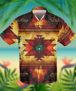 United Tribes Brown Hawaiian Shirt - For men and women - Fanshubus