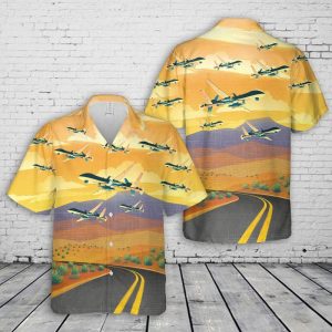 Us Air Force General Atomics Hawaiian Shirt- For men and women - Fanshubus