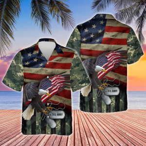 Us Army Hawaiian Shirt | For Men &amp; Women | Adult | Hw8073- For men and women