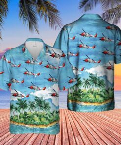 Us Coast Guard Jayhawk Hawaiian Shirt- For men and women - Fanshubus