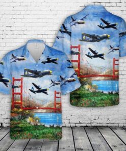 Us Navy Lockheed Orion Hawaiian Shirt- For men and women - Fanshubus