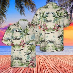 Us Navy Lockheed P-3 Orion Hawaiian Shirt- For men and women - Fanshubus