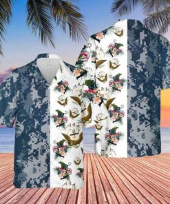 US Navy Tropical Hawaiian Shirt