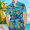 Vice City Custom Face with Text Hawaiian Shirt Men's Gang Style - For men and women - Fanshubus