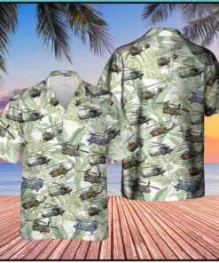 Vietnam Era Helicopters Hawaiian Shirt- For men and women - Fanshubus