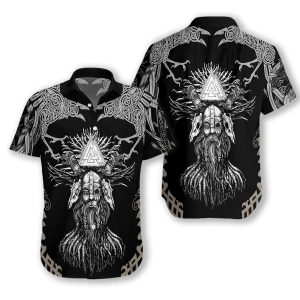 Viking Odin Hawaiian Shirt - For Men & Women - Adult