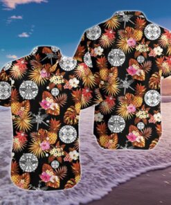 Viking Tropical Hawaiian Shirt .