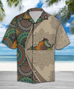 Virginia Mandala Hawaiian Shirt - For men and women - Fanshubus