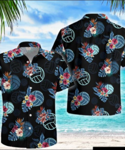 Volleyball Tropical Hawaiian Shirt  -  Unisex  -  Adult