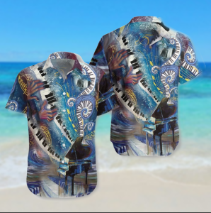 Where Words Fail Piano Speaks Hawaiian Shirt- For men and women - Fanshubus