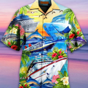 Yacht Tropical Hawaiian Shirt- For men and women - Fanshubus