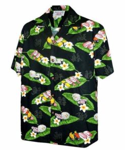 You Had Me at Sushi Black Hawaiian Shirt Made In Hawaii -  Summer Shirt -  Beach Shirts .