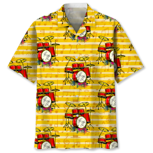 Drum Music Hawaiian Shirt