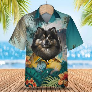 Finnish Lapphund - 3D Tropical Hawaiian Shirt